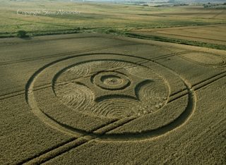 aerial of Avebury from tt