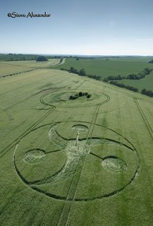 aerial of Keysley Down from tt