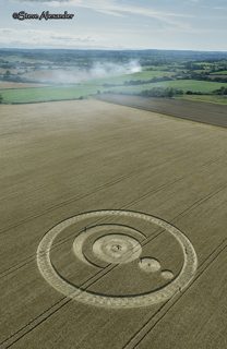aerial of Cley Hill from tt