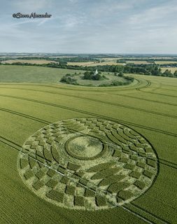 aerial of Farley Mount from tt