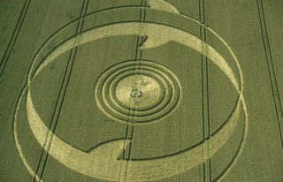 aerial of Alton Barnes