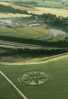 aerial of Chilcomb Down