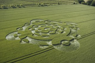 aerial of Lurkeley Hill