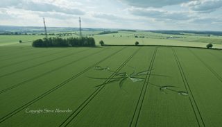 aerial of Stoford from tt