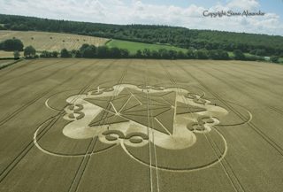 aerial of Cley Hill from tt