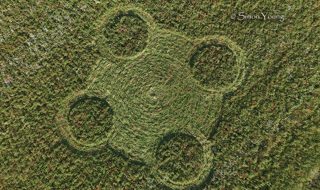 aerial of Etchilhampton Hill from tt
