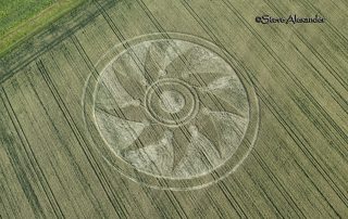 aerial of Etchilhampton from tt
