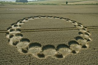 aerial of Hackpen Hill from tt