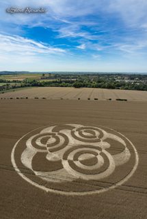 aerial of Etchilhampton from tt