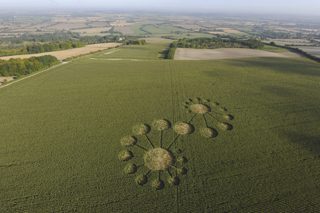 aerial of Wayland's Smithy