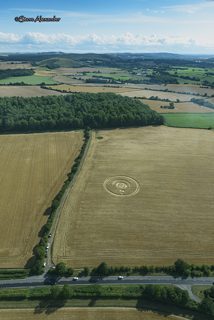 aerial of Cley Hill from tt