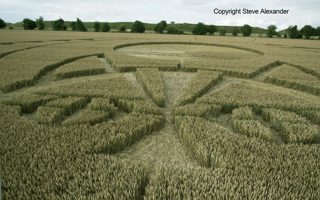 aerial of Figsbury Rings from tt