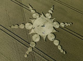 aerial of Alton Barnes