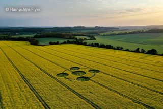 aerial of Crab Wood from tt