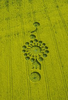 aerial of Milk Hill