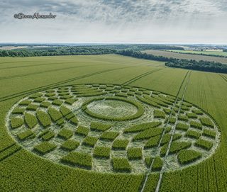 aerial of Farley Mount from tt
