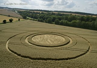 aerial of Tichbourne from tt