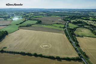 aerial of Cley Hill from tt