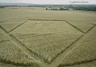 aerial of Etchilhampton from tt
