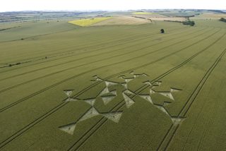 aerial of Charlbury Hill
