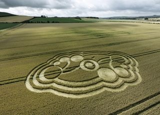 aerial of Liddington Castle