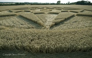 aerial of Rollright Stones from tt