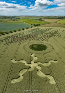 aerial of Stonehenge from tt