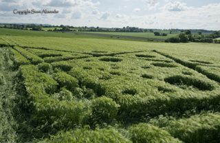 aerial of Broad Hinton from tt