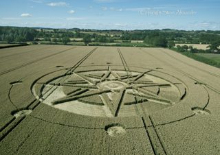 aerial of Haselor from tt