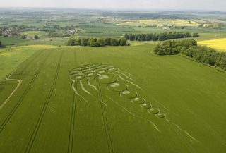 aerial of Wayland's Smithy