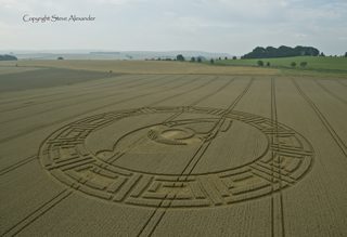 aerial of Beckhampton from tt