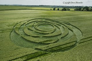 aerial of Uffcott from tt