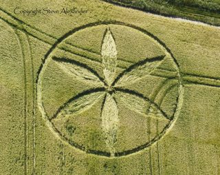 aerial of Yatesbury from tt