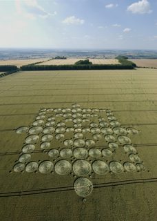 aerial of Wayland's Smithy from tt