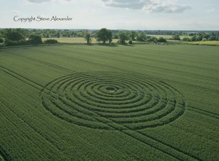 aerial of Sherston from tt