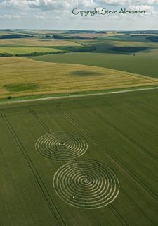 aerial of Chaddenwick Hill