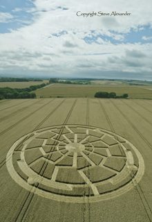 aerial of Bowerchalke from tt