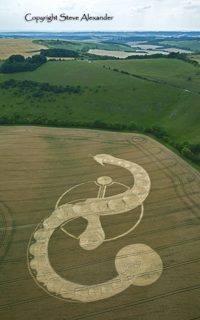 aerial of West Woodhay Down
