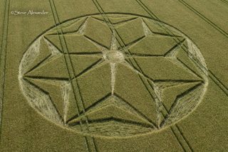 aerial of Tichborne from tt