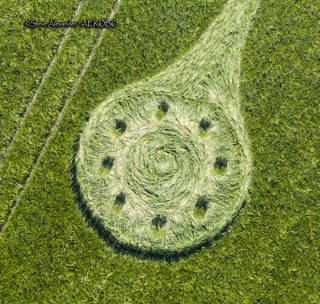 aerial of Potterne from tt
