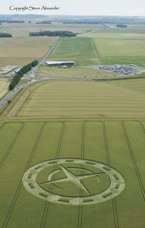 aerial of Stonehenge from tt