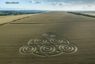 aerial of Etchilhampton from tt
