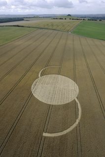 aerial of Alton Barnes from tt