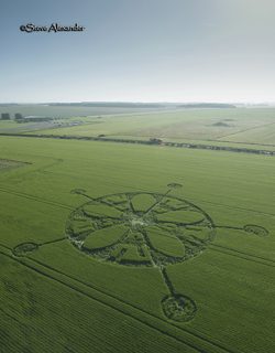 aerial of Winterbourne Stoke from tt