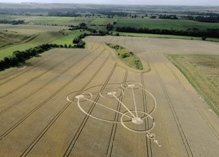 aerial of Woodborough Hill