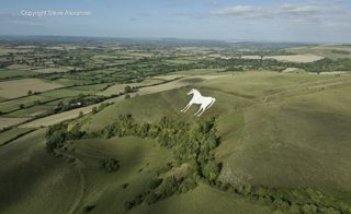 aerial of Westbury from tt