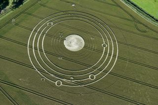 aerial of Avebury Manor