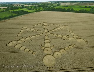 aerial of Wappenbury