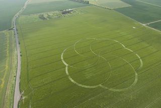 aerial of Hackpen Hill