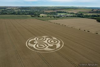 aerial of Etchilhampton from tt